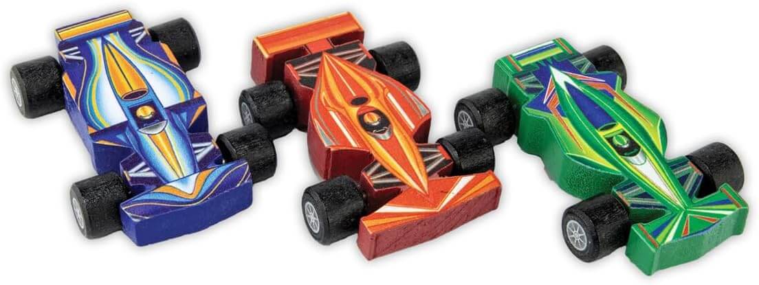 Puzzle & Play: Race Day - Floor Jigsaw Puzzle - Includes 3 Wooden Vehicles - Image 4
