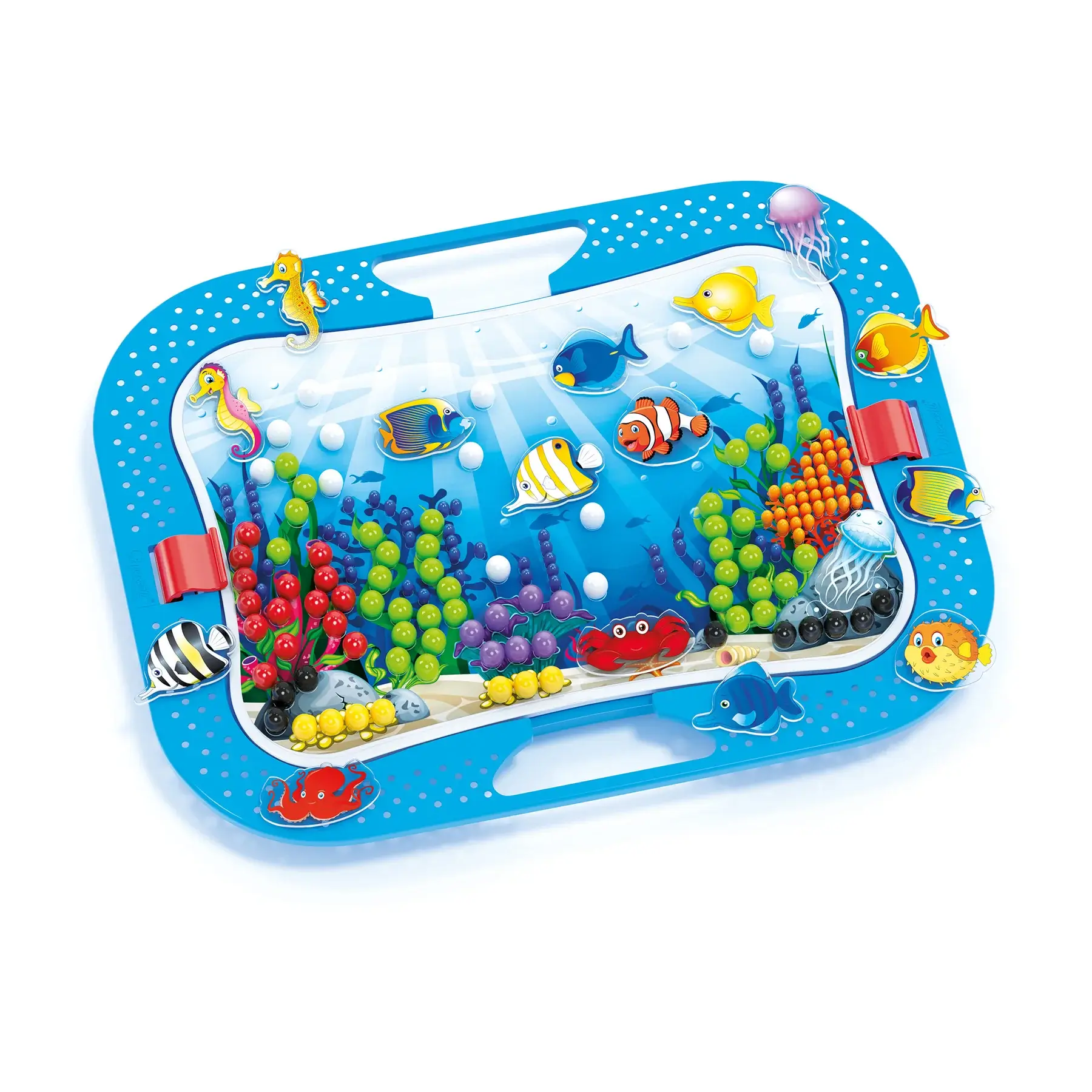 Quercetti Fantacolor Ocean Fun Fish & Pegs – 316 Piece Creative Peg Play Set - Image 4