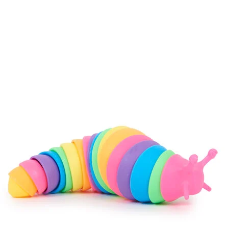 Rainbow Fidget Slug Toy - Image 2
