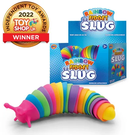 Rainbow Fidget Slug Toy - Image 4