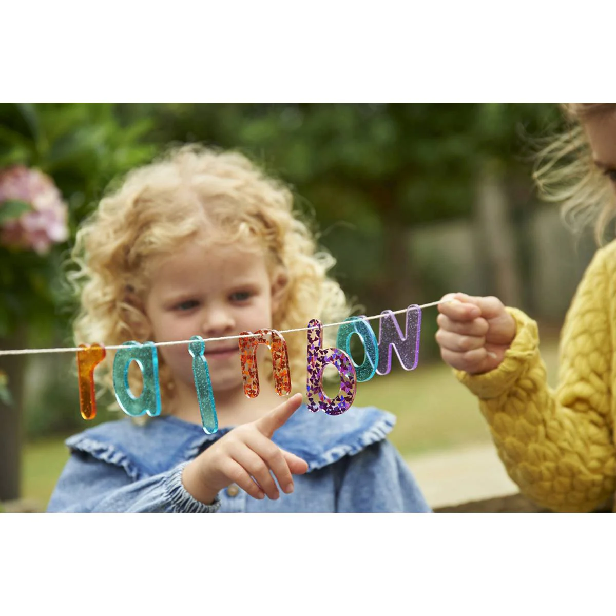 Rainbow Glitter Letters – Pack of 26 - Image 4