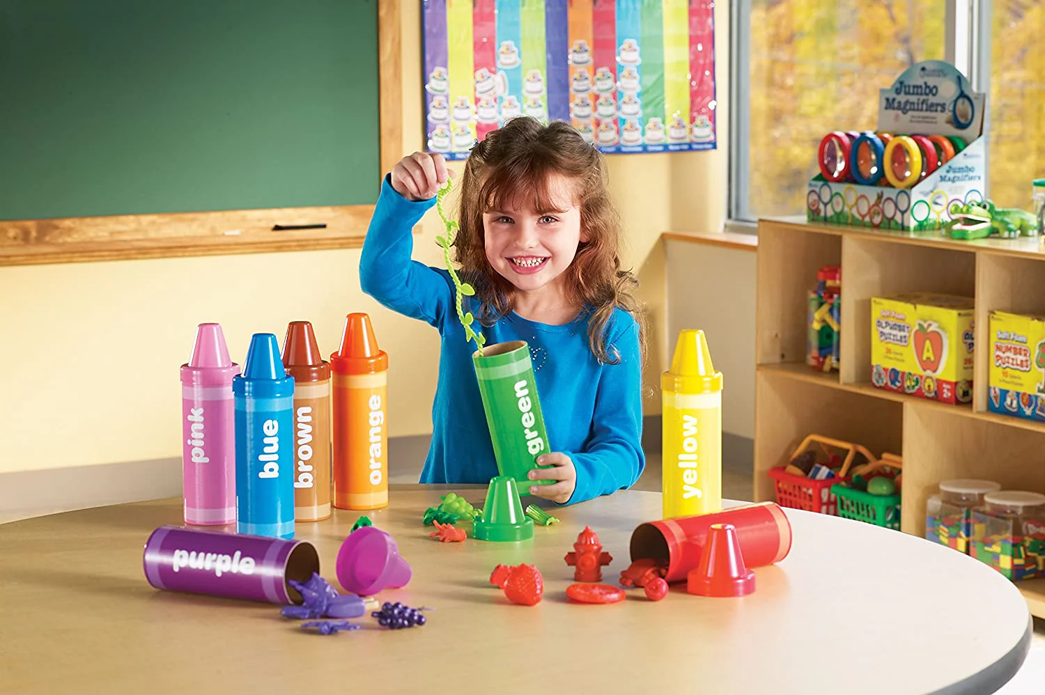 Rainbow Sorting Crayons - Image 2