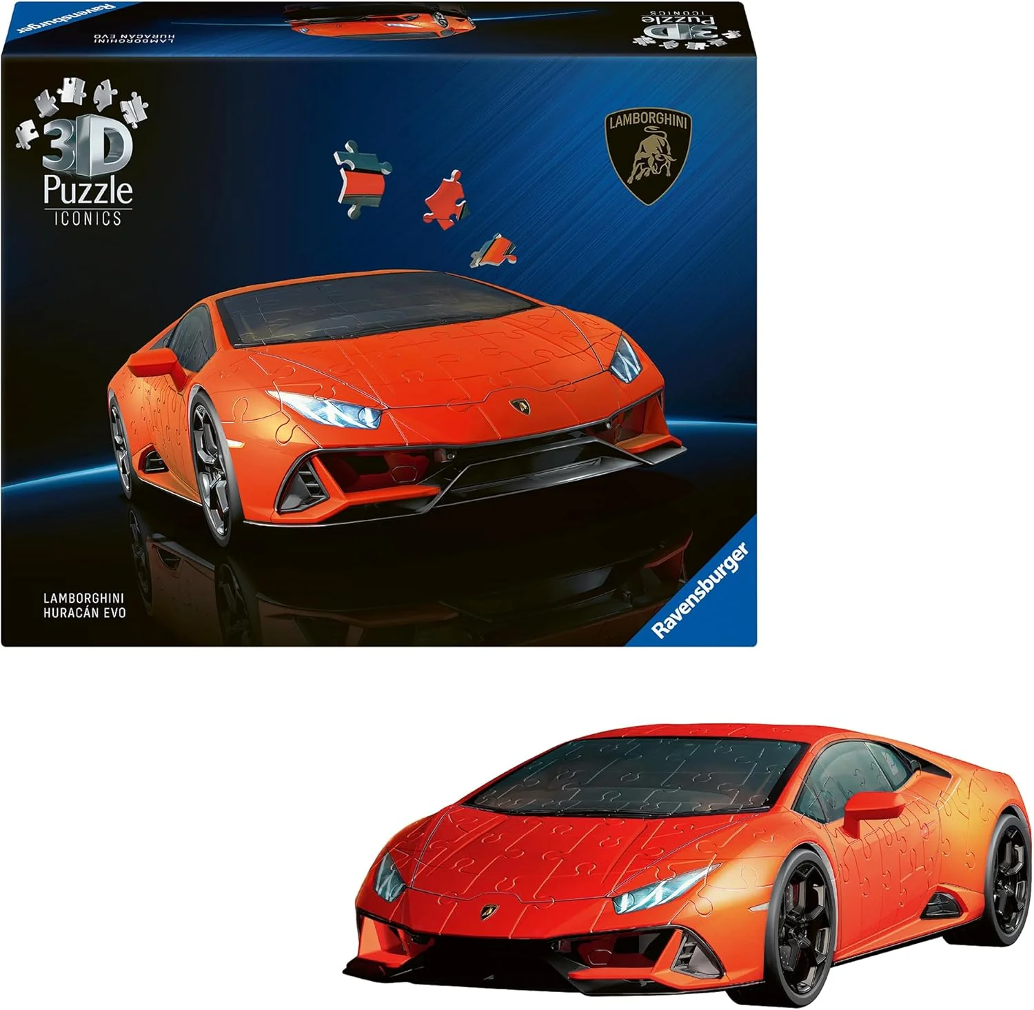Ravensburger 3D Puzzle Iconics Lamborghini Huracán EVO 158 Piece
