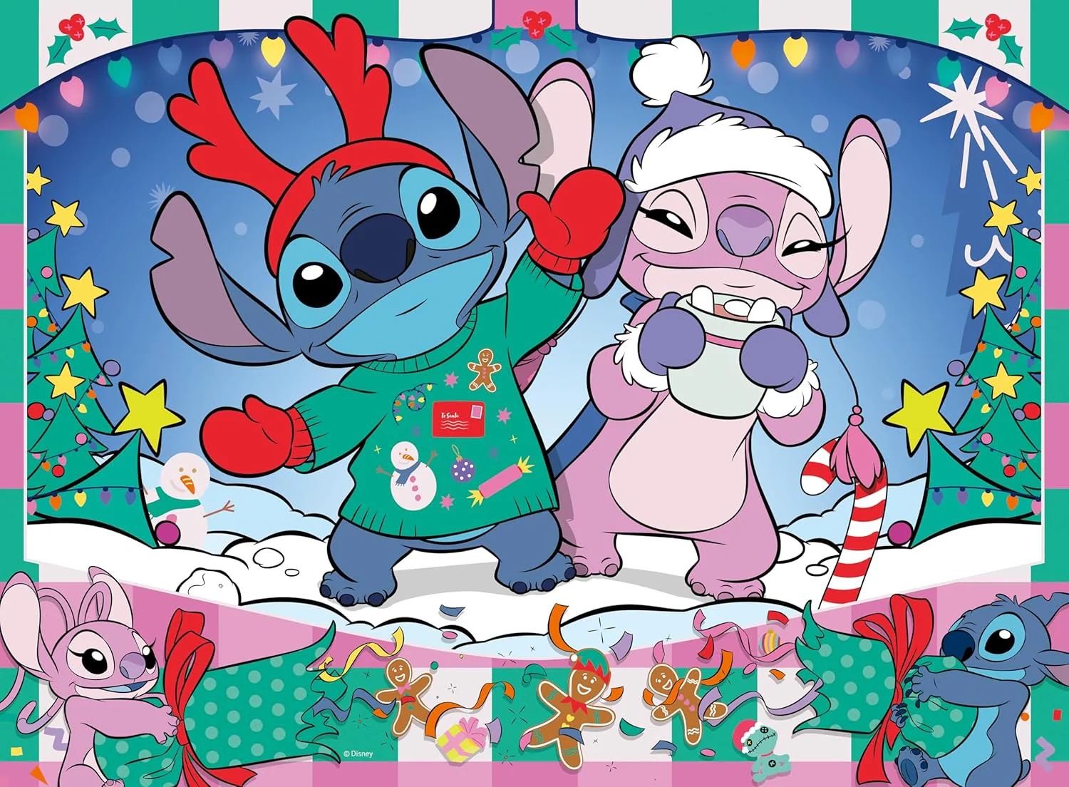 Ravensburger Disney Stitch Christmas 100pcs puzzle - Image 2
