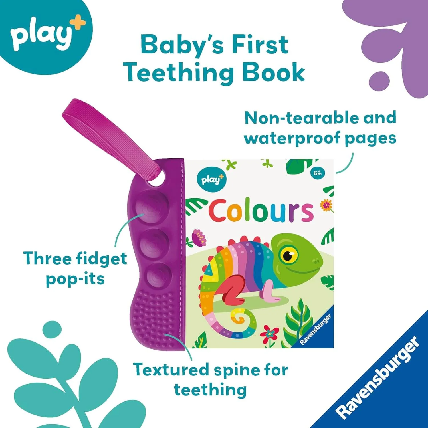 Ravensburger Play+ Flip & Pop My First Teething Book - Image 5