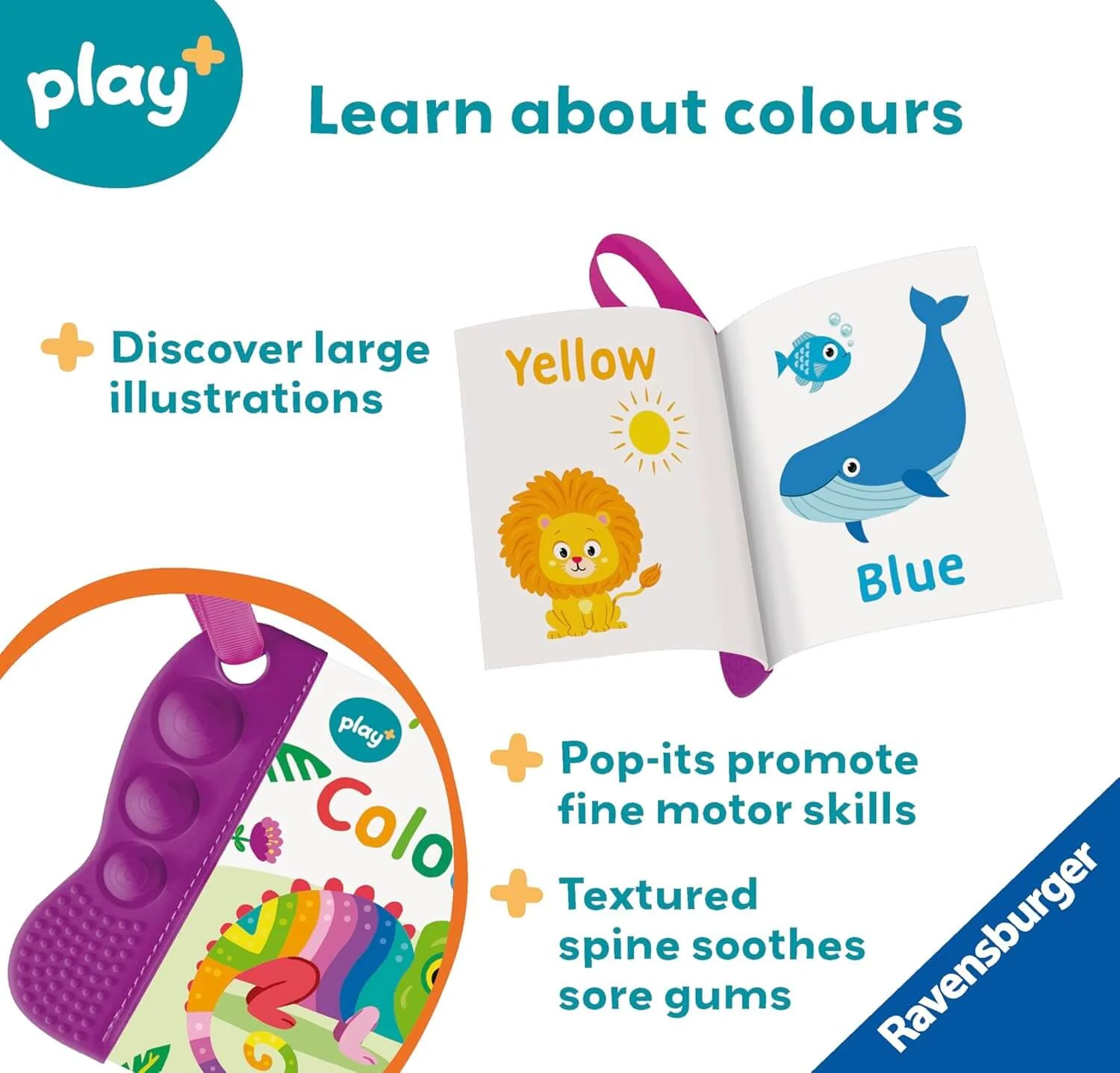 Ravensburger Play+ Flip & Pop My First Teething Book - Image 7