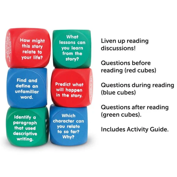 Reading Comprehension Cubes - Learning Resources - Image 3