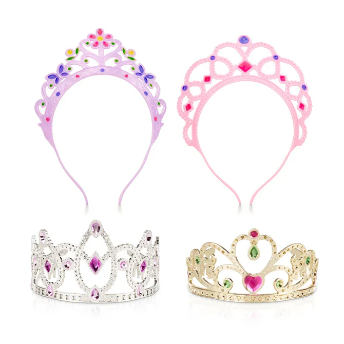 Role Play Collection - Crown Jewels Tiaras Melissa & Doug - Image 2