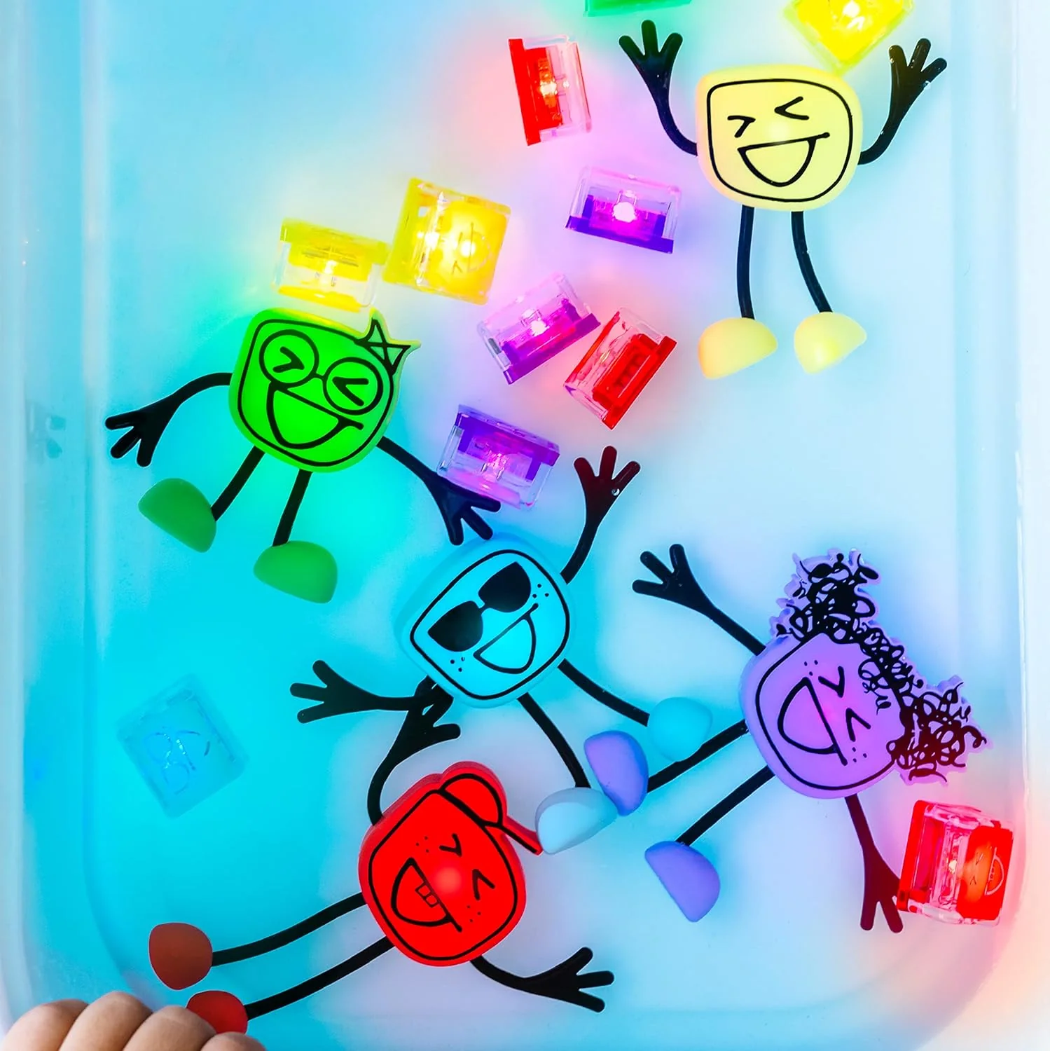 Glo Pals Sammy Light Up Cubes (4 Pieces) - Image 3