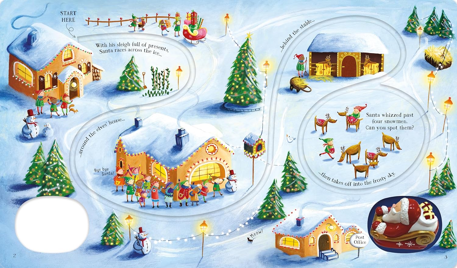 Wind-Up Santa's Sleigh - Image 2