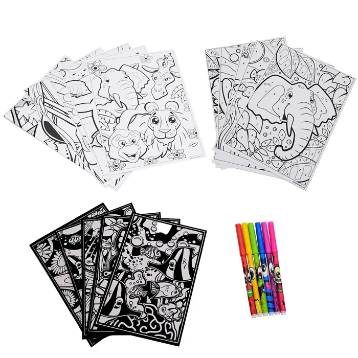 Scentos On The Go Activities 3 in 1 Colouring - Image 4