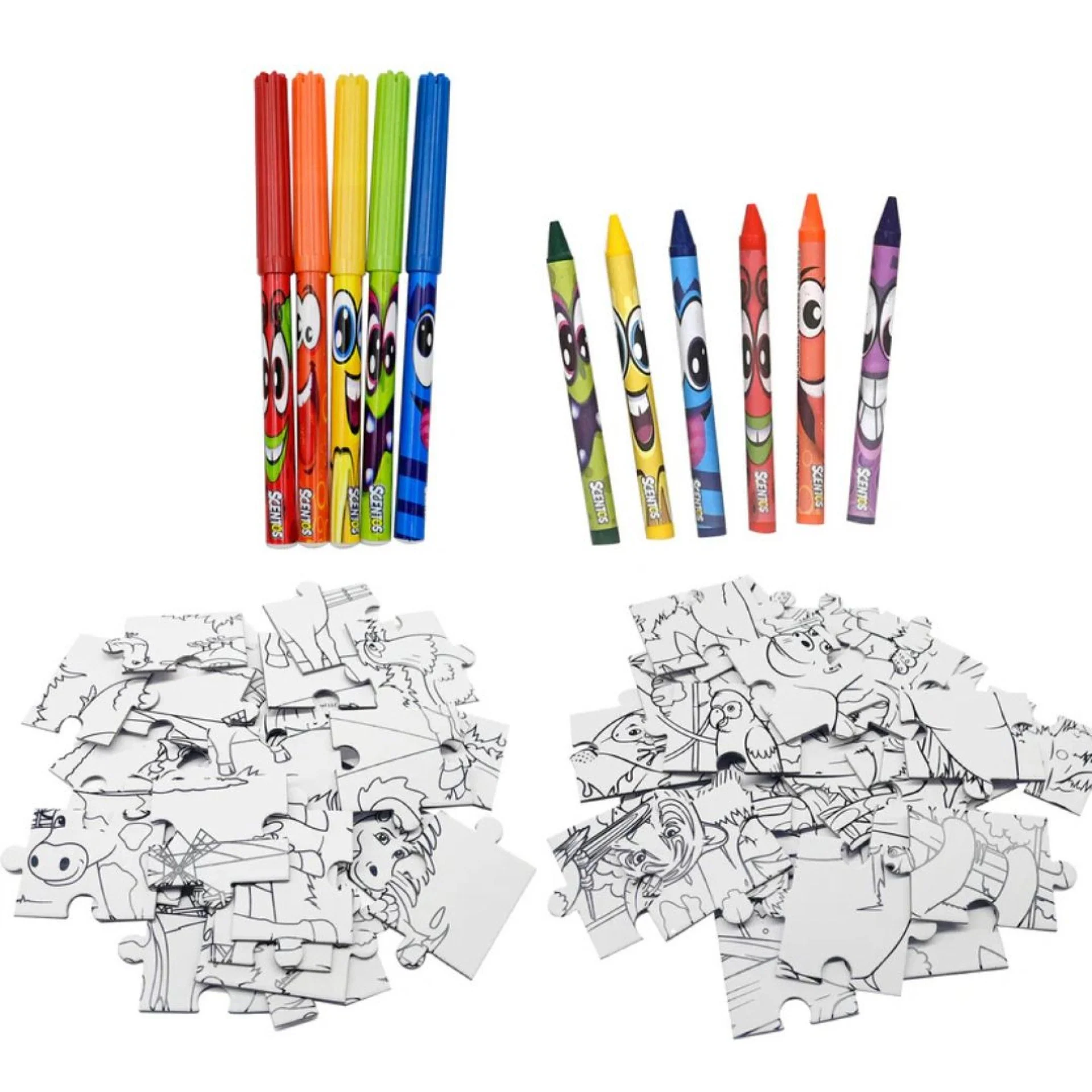 Scentos On The Go Colour In Puzzles - Image 2