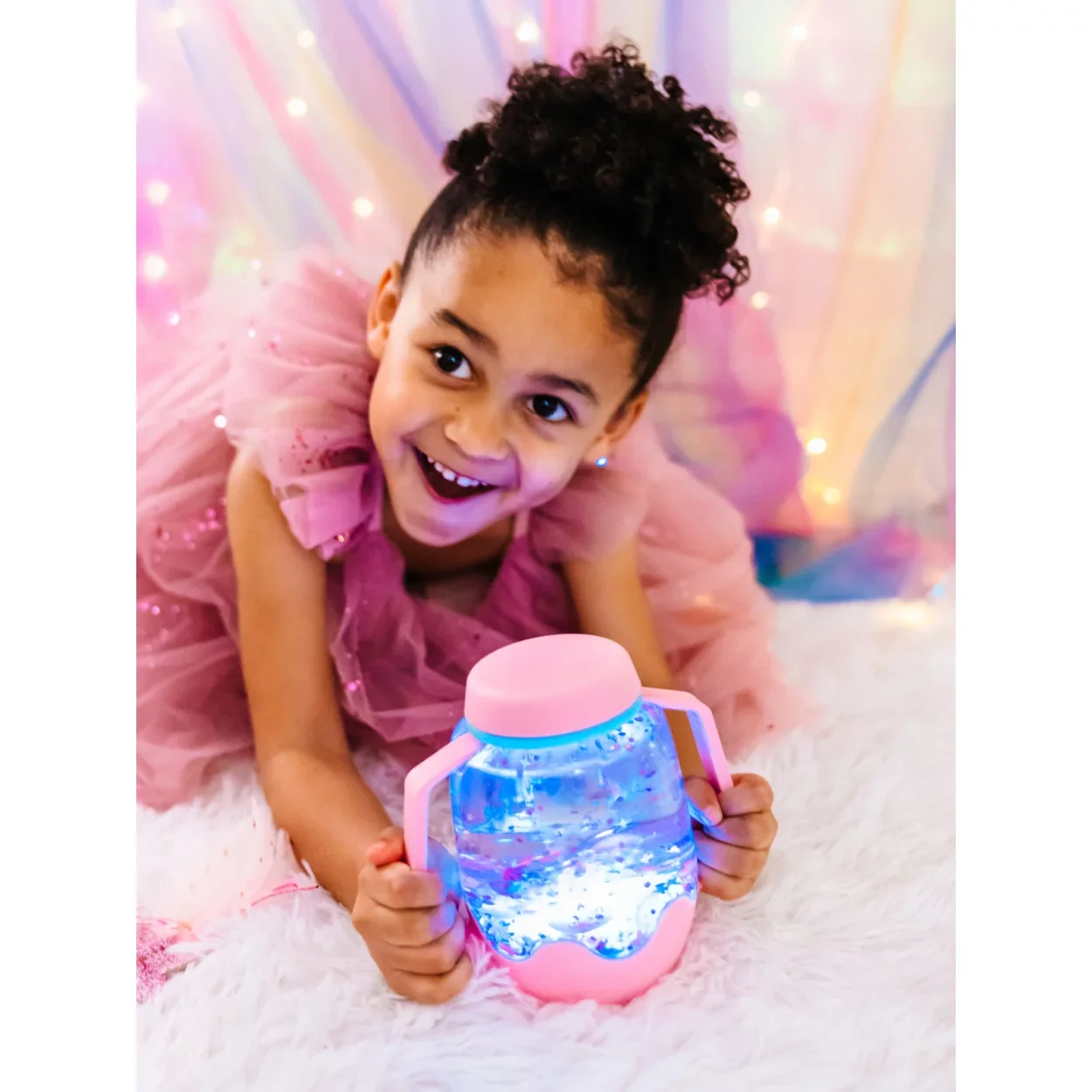 Sensory Play Jar- Pink - Image 4