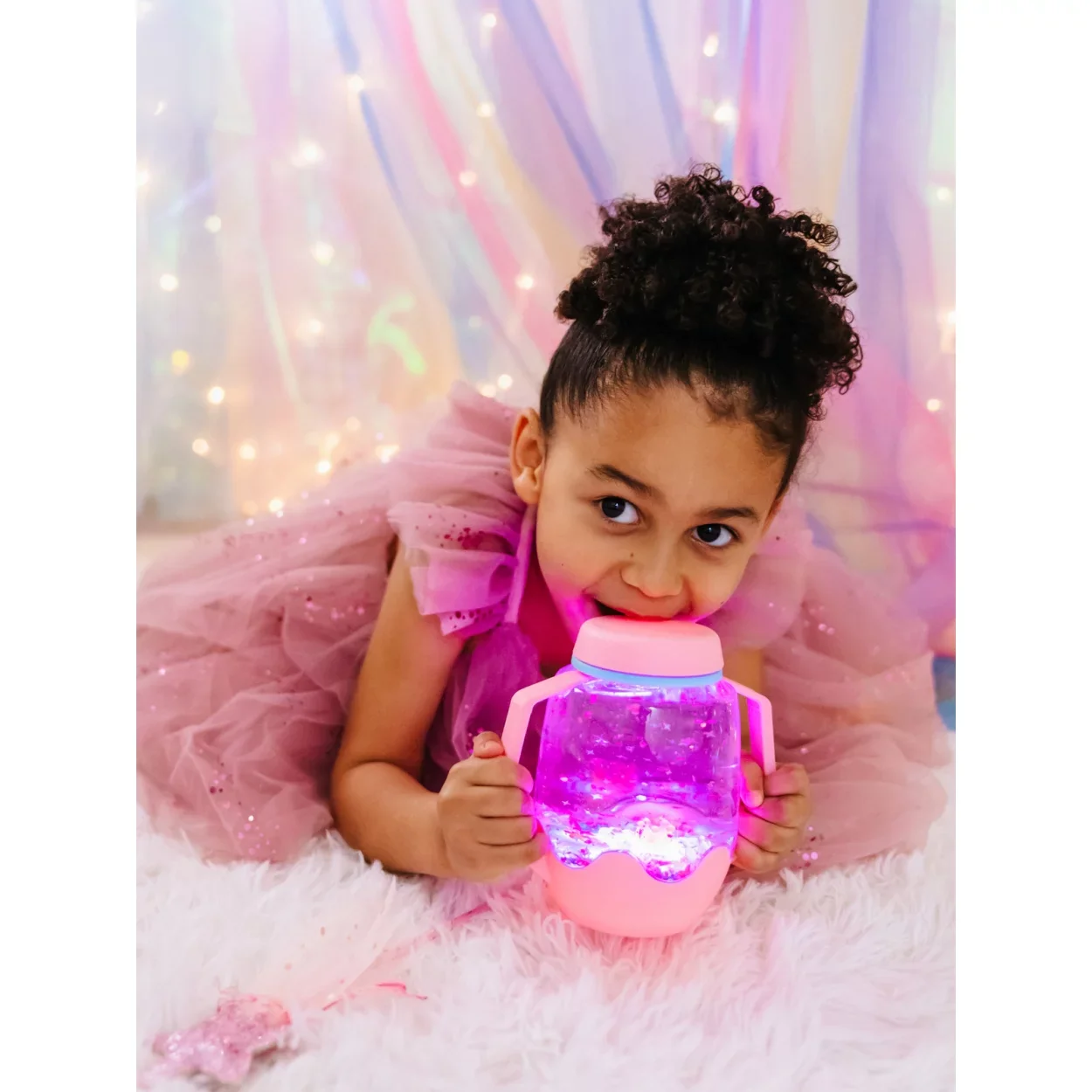 Sensory Play Jar- Pink - Image 5