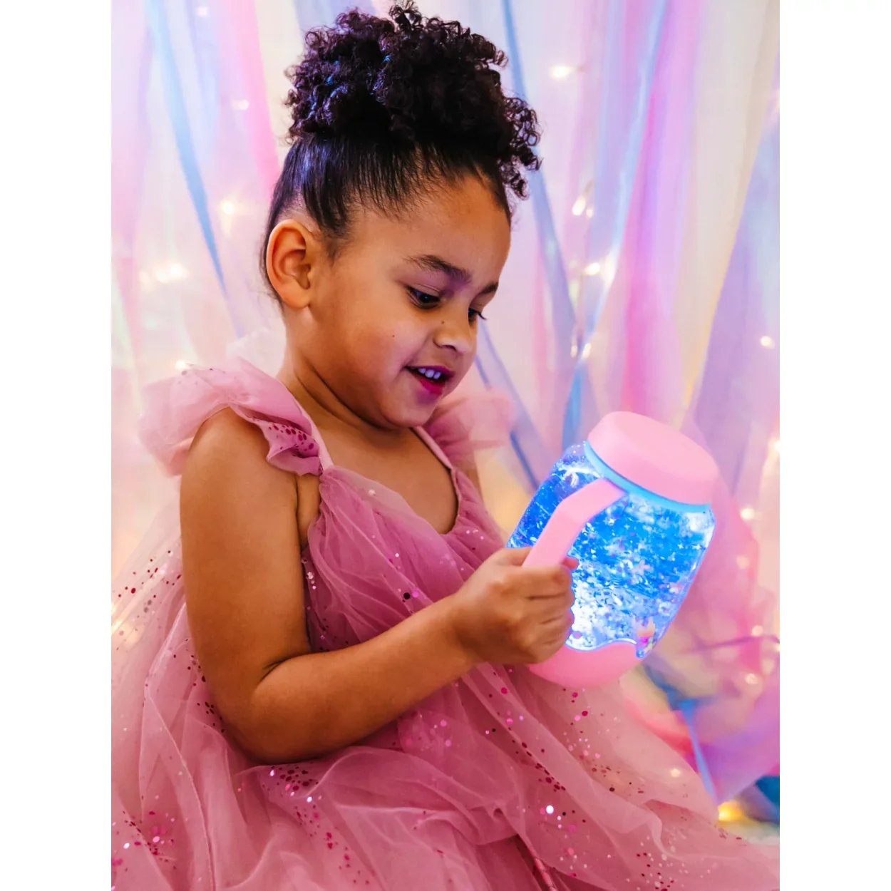 Sensory Play Jar- Pink - Image 8