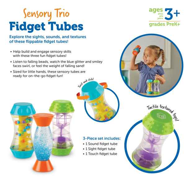 Sensory Trio Fidget Tubes - Image 3