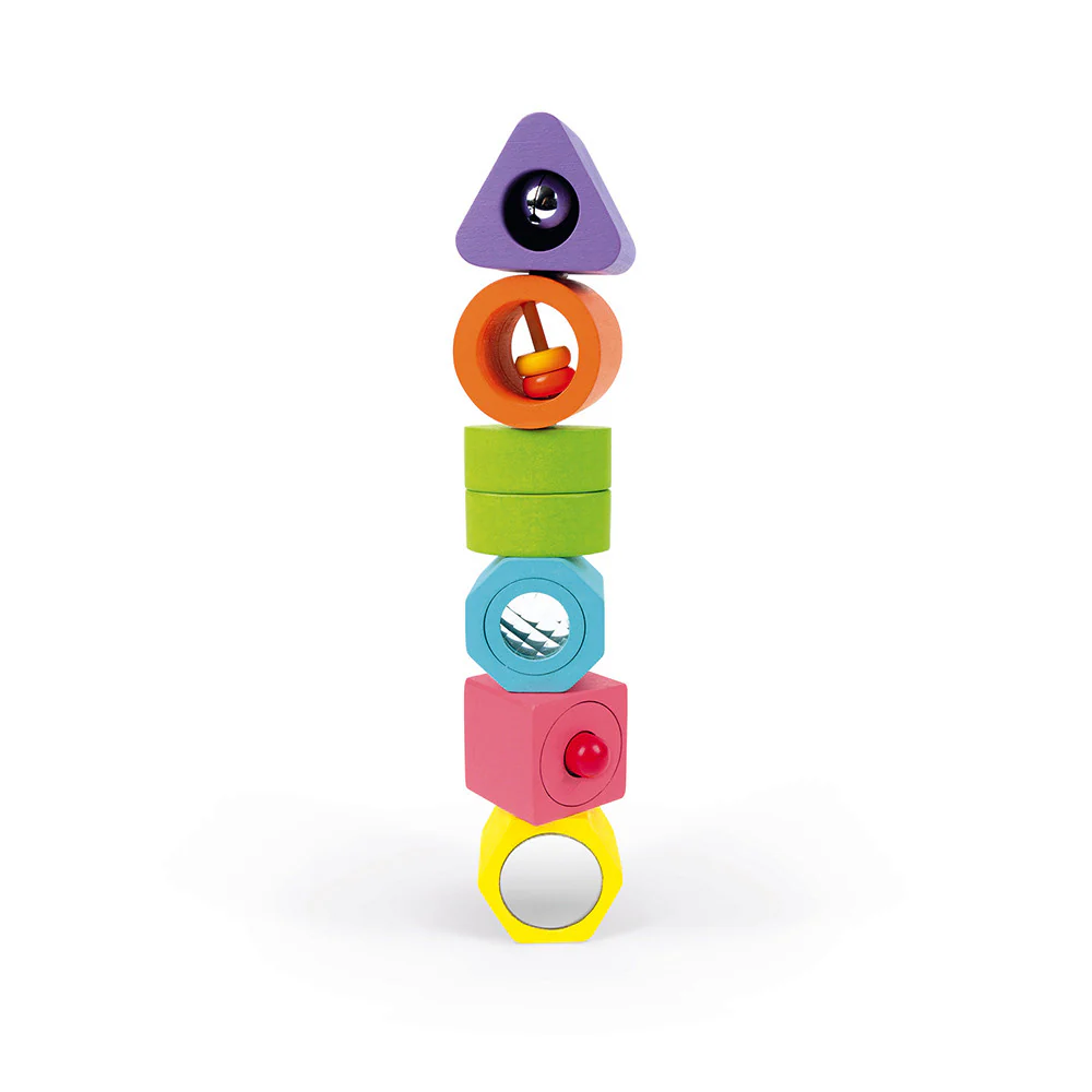 Shapes & Sounds 6-Block  Sensory Puzzle - Image 2