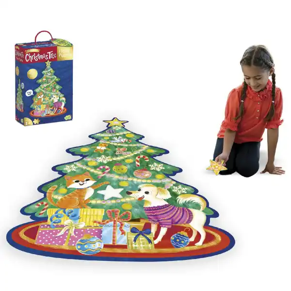 Shimmery Christmas Tree Jigsaw 49pcs - Image 2