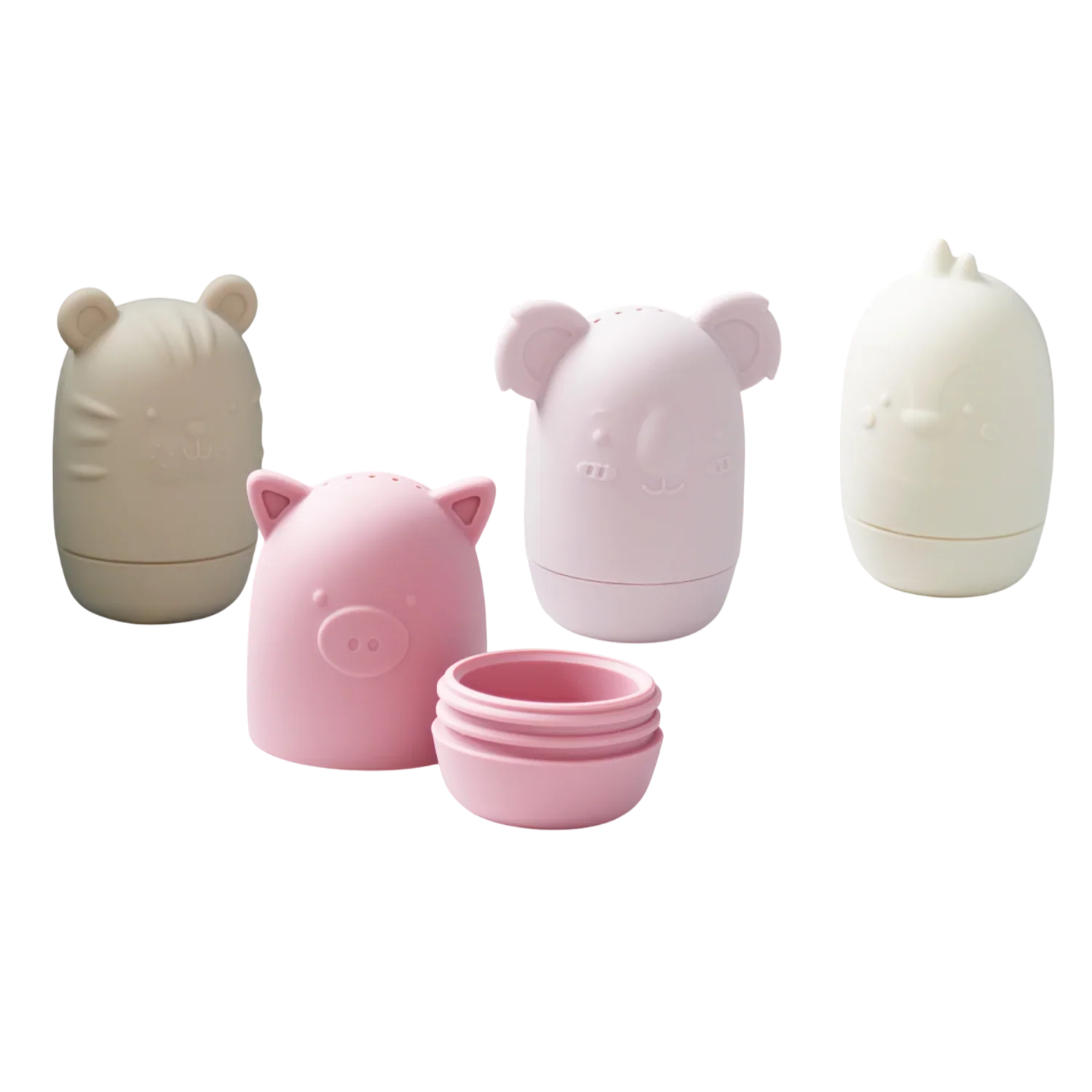 SiliSoft Animal Squirters Mould Free Bath Toy – Pack of 4 - Image 2