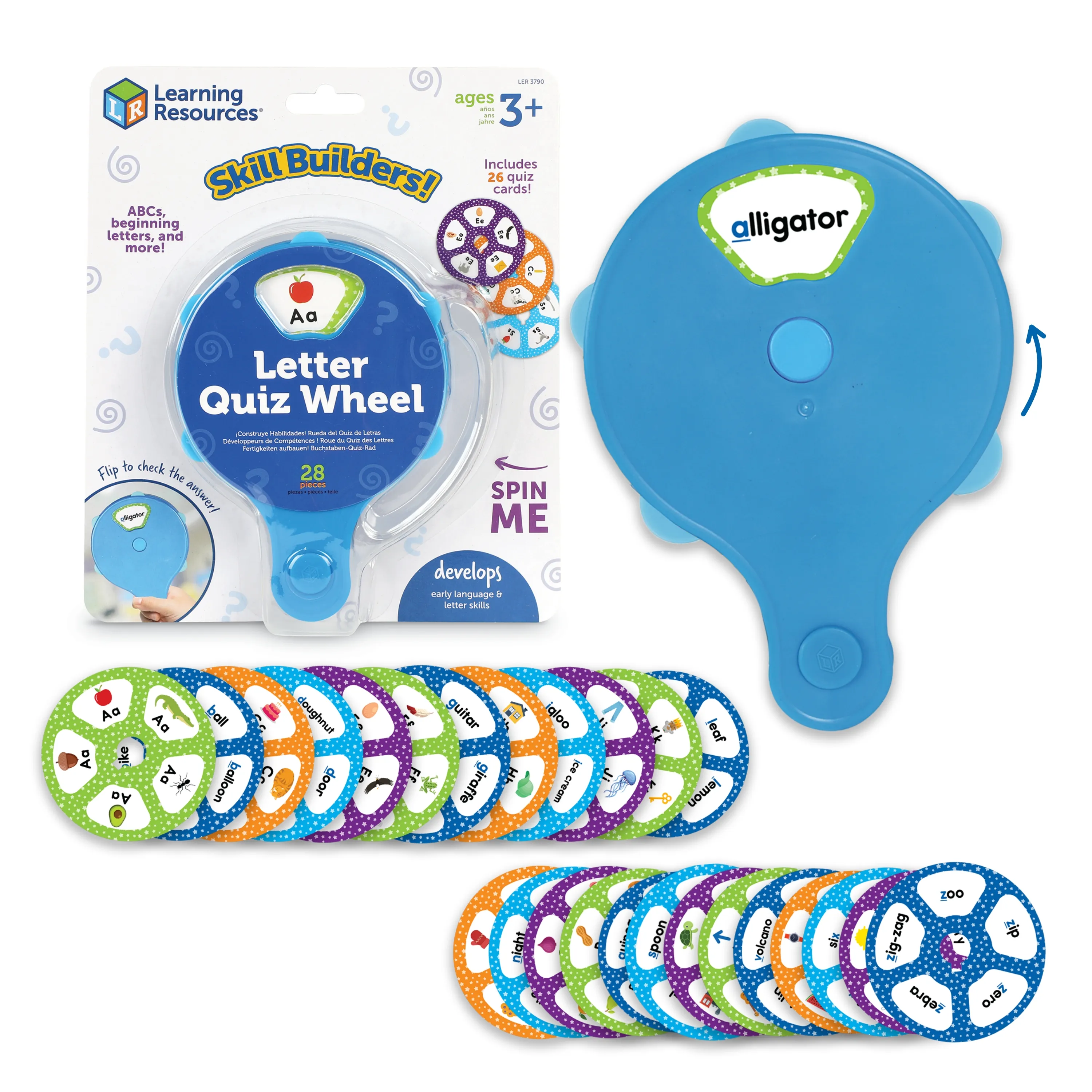 Skill Builders! Letter Quiz Wheel - Learning Resources