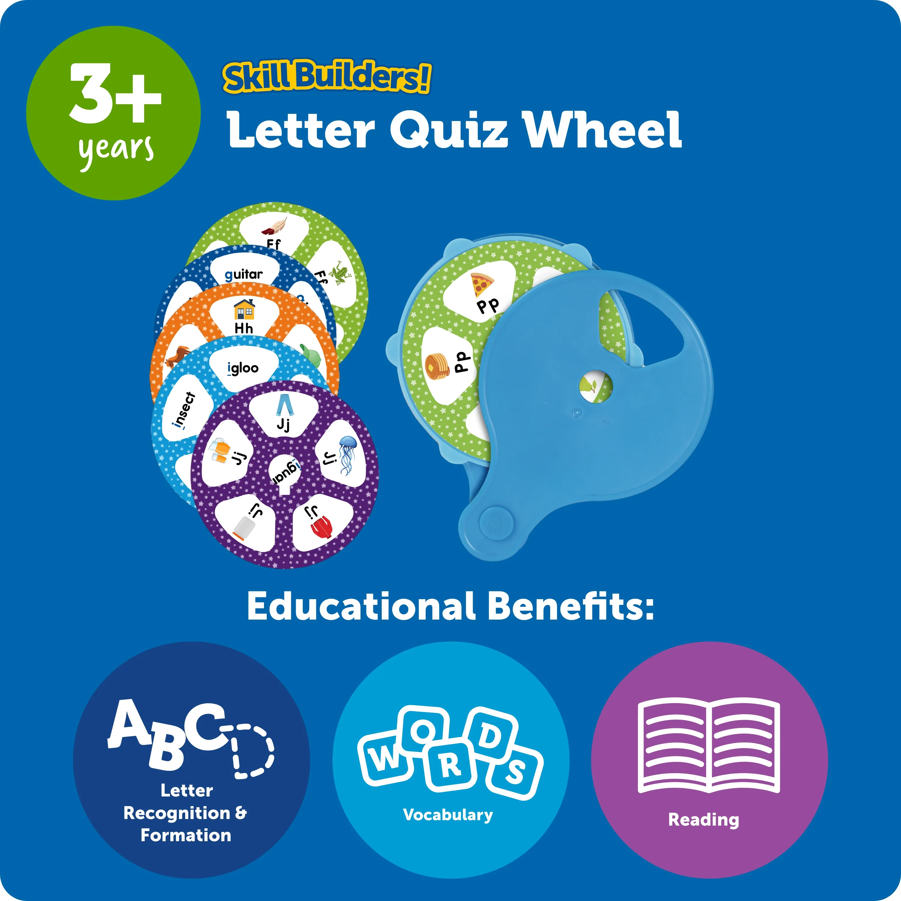 Skill Builders! Letter Quiz Wheel - Learning Resources - Image 3