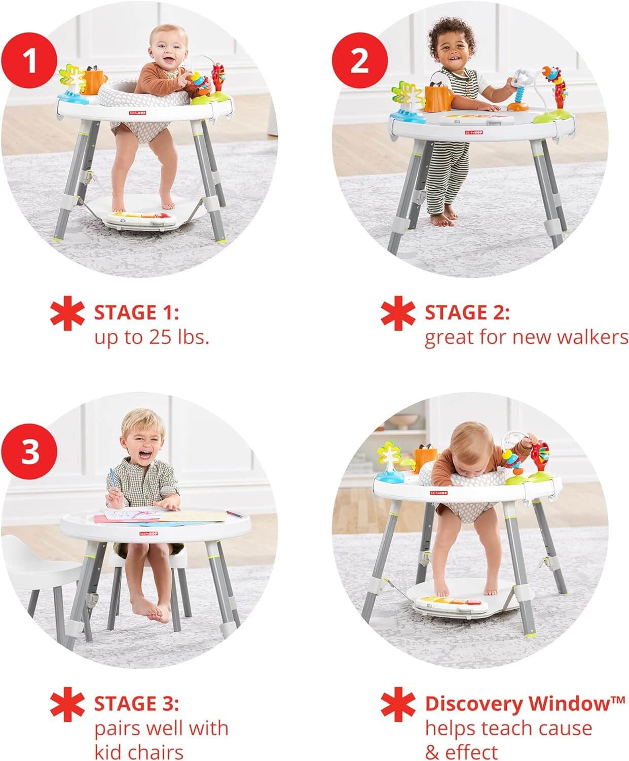 Baby's View 3-Stage Activity Center - Image 3