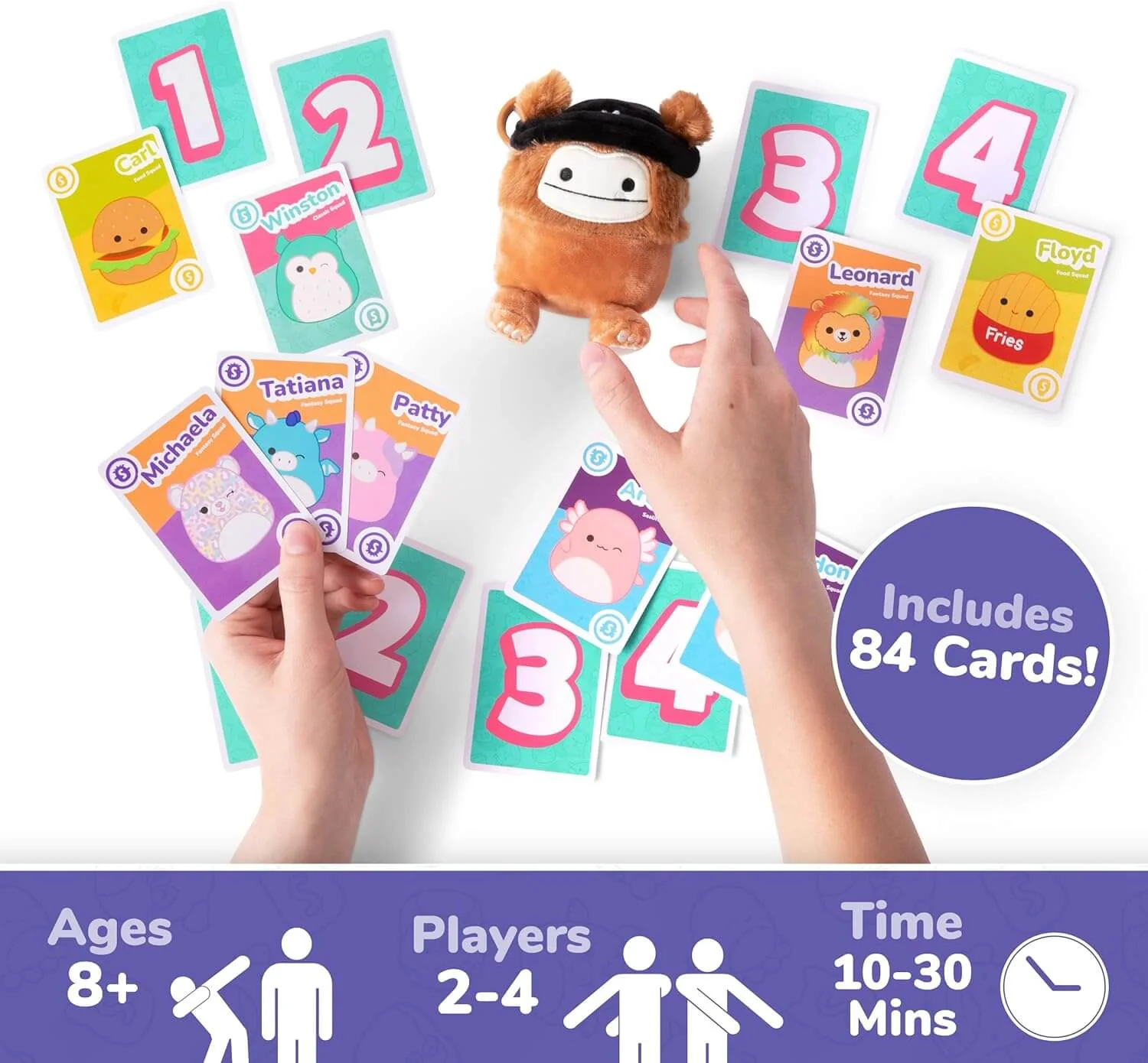 Squishmallows Take 4 Card Game - Image 3