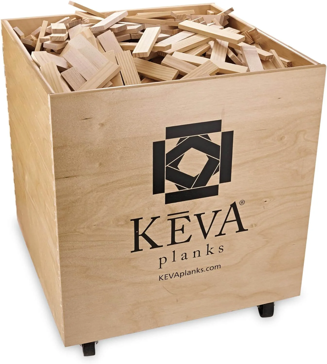 STEM KEVA Maple 1,000 Plank Classroom Set with Wooden Storage Bin Primary School Engineering STEM SET