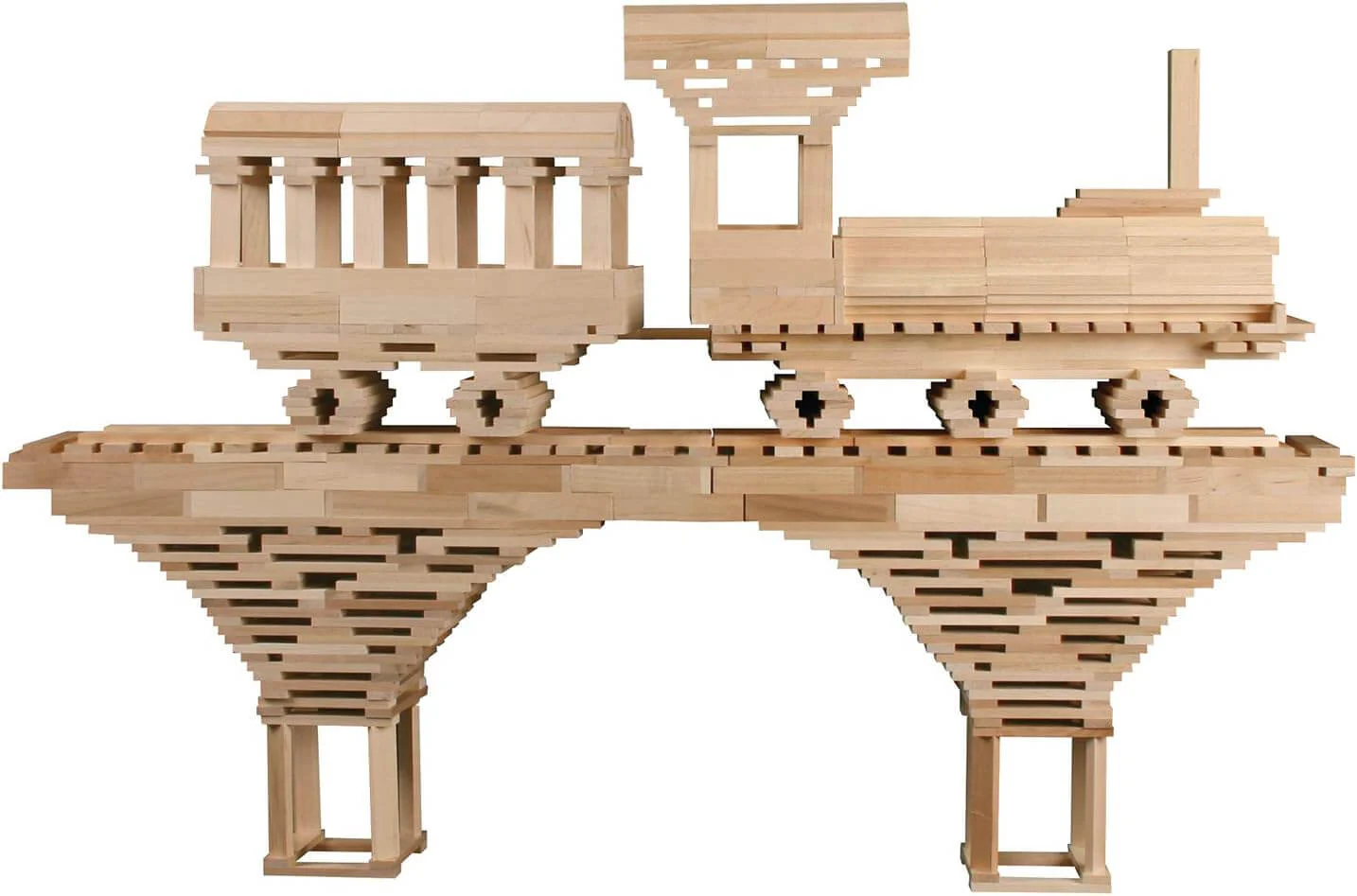 STEM KEVA Maple 1,000 Plank Classroom Set with Wooden Storage Bin Primary School Engineering STEM SET - Image 5
