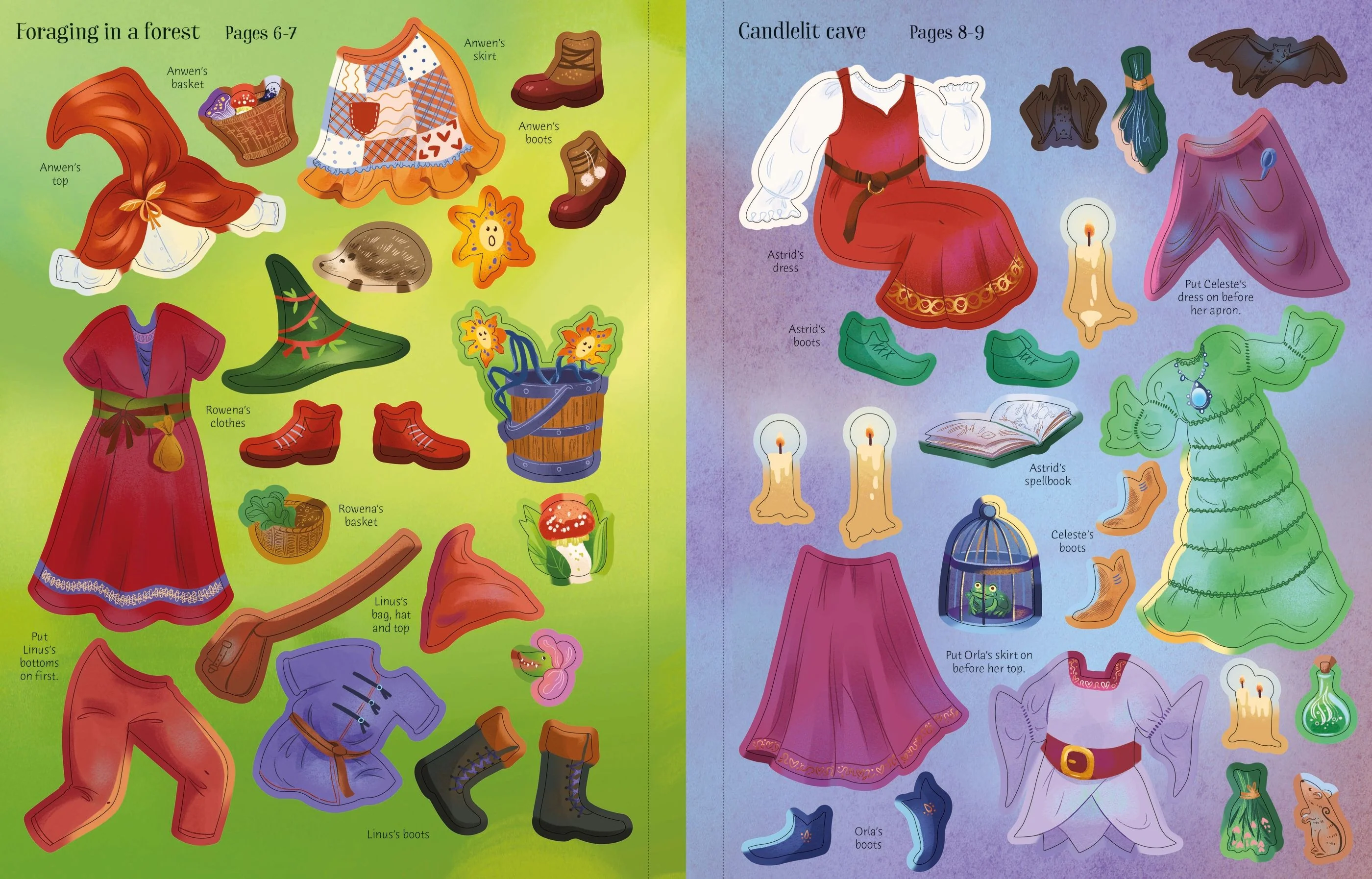 Sticker Dolly Dressing Witches and Wizards - Image 6