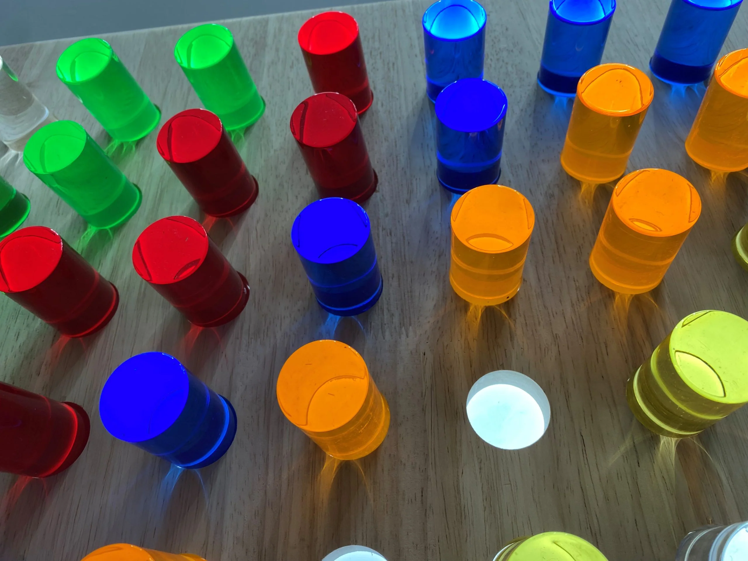 Table Top Panel with Coloured Rods - Image 3