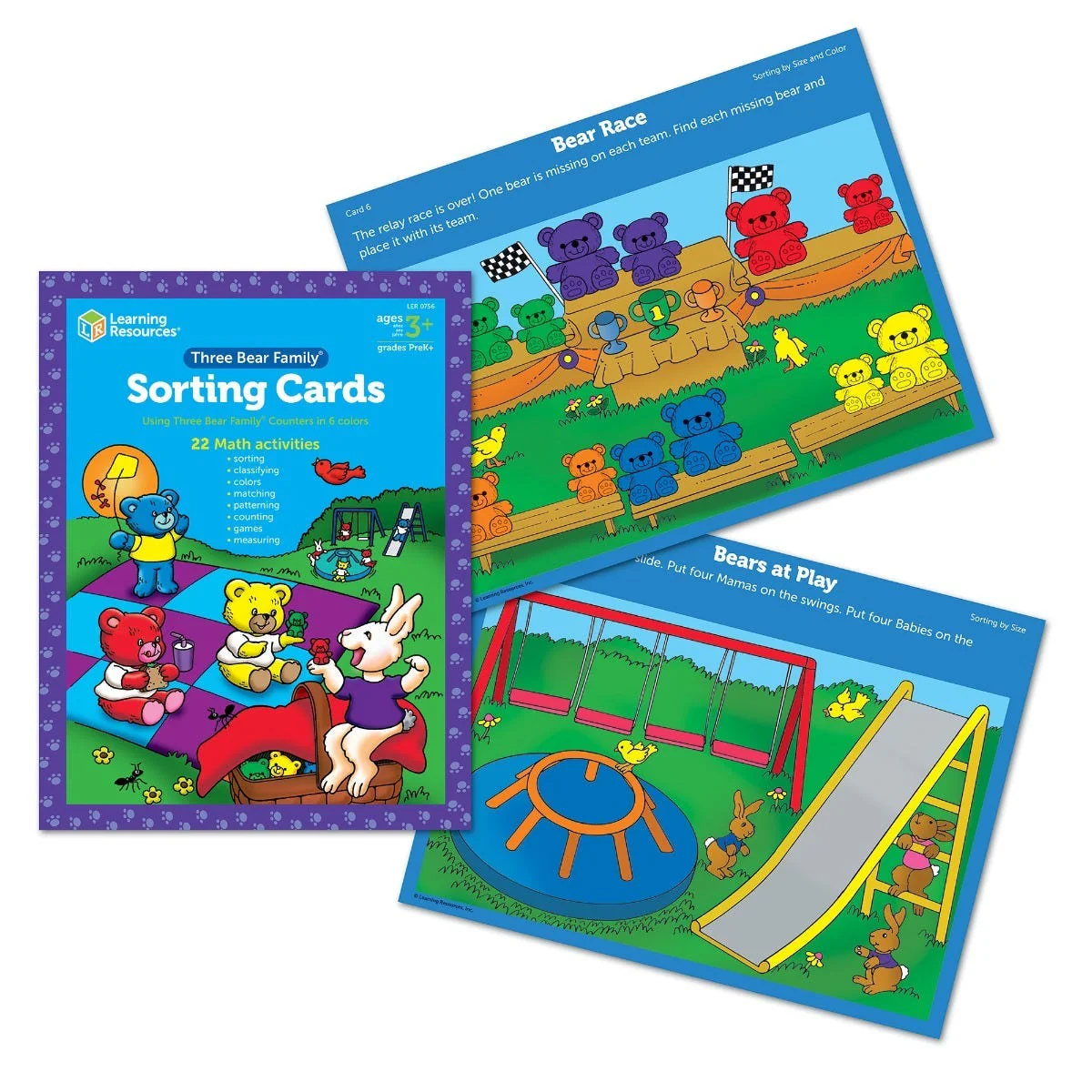 The Original Three Bear Family Sort, Pattern & Play Set - Image 3