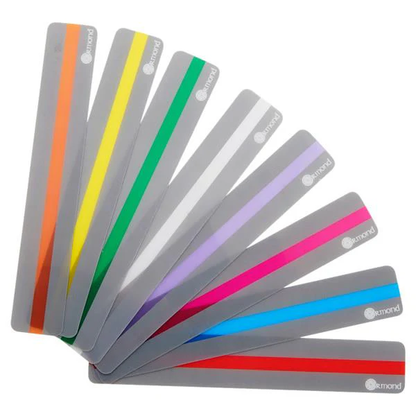 Tinted Overlays 190x32mm  - Pack of 8 - Image 2