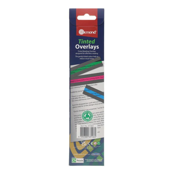 Tinted Overlays 190x32mm  - Pack of 8 - Image 3