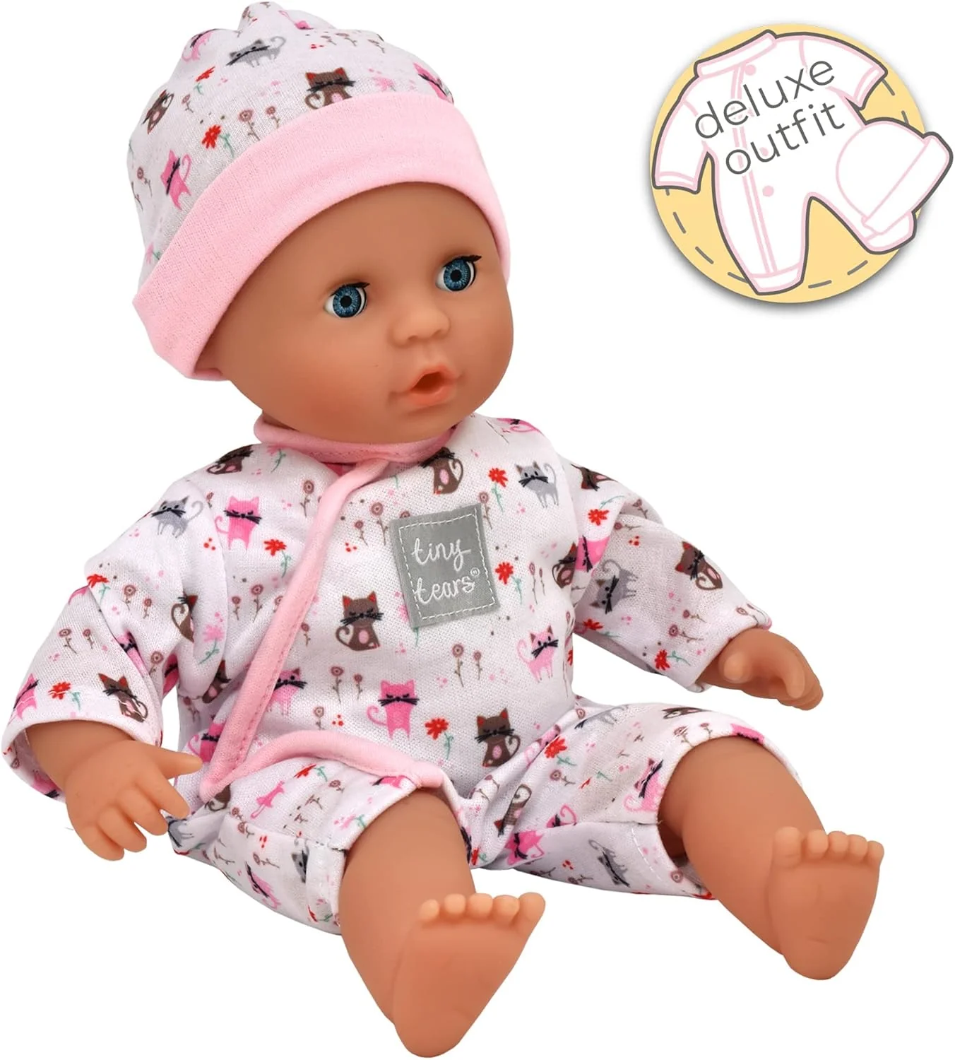 Tiny Tears Teeny Baby Doll 12" - Image 2