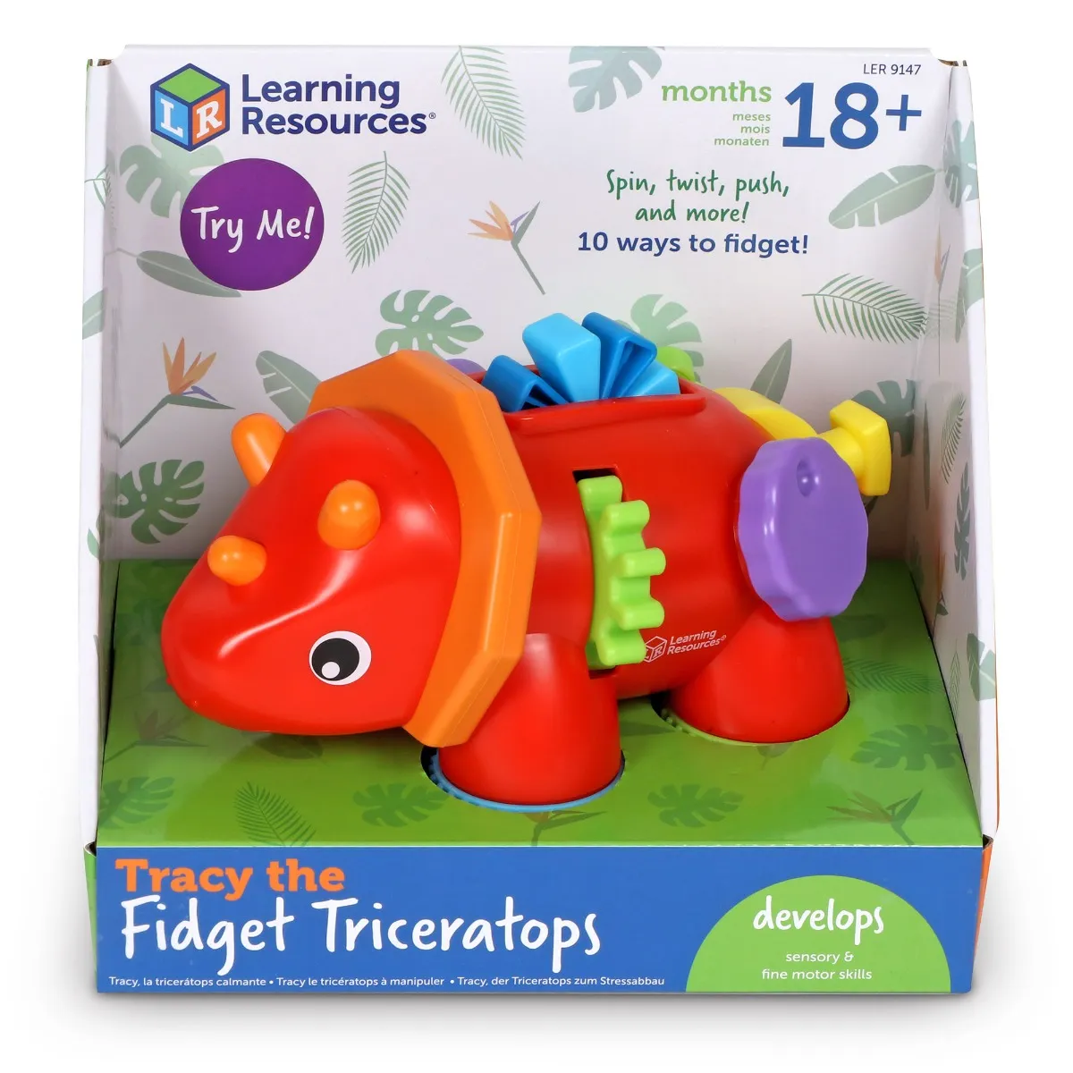 Tracy The Fidget Triceratops - Image 2