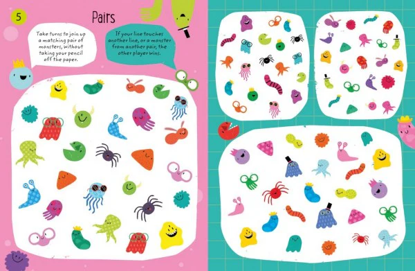 Travel Pencil and Paper Games Usborne Minis - Image 2