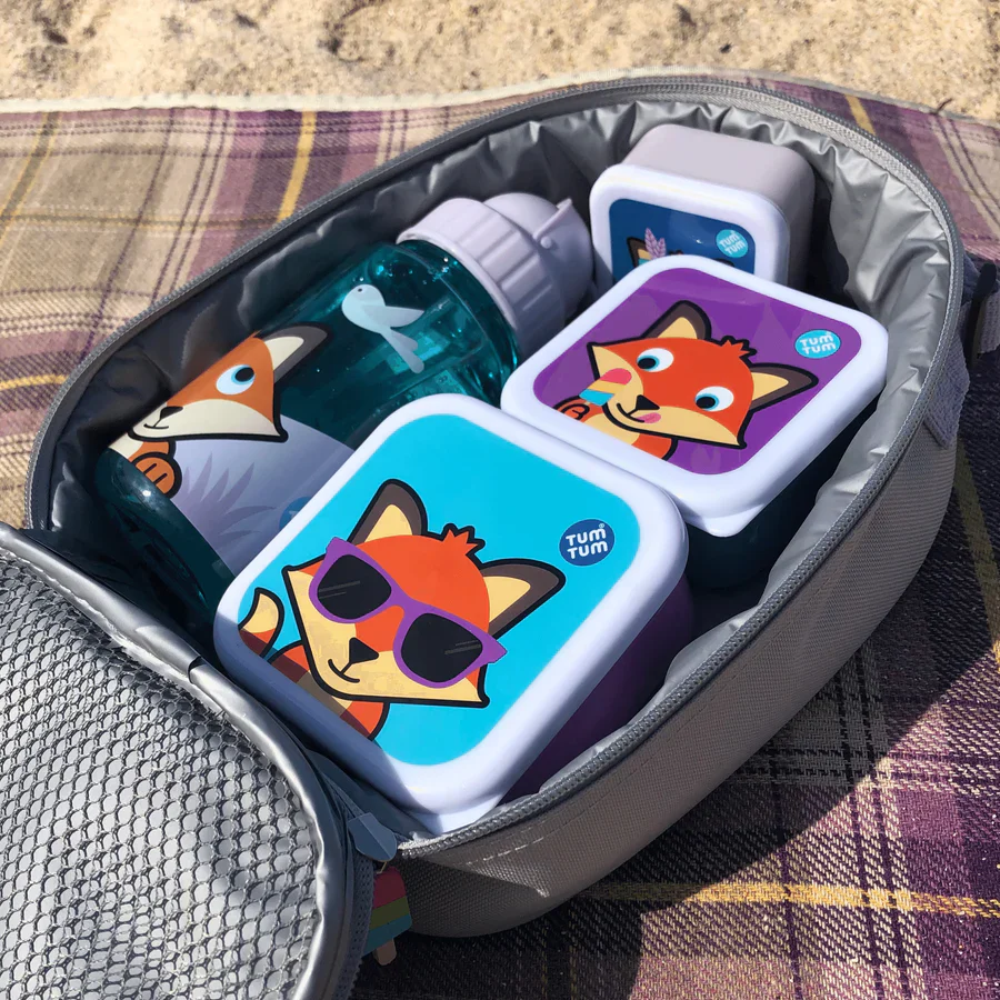 TUM TUM Insulated Children's Lunch Bag, Felicity Fox - Image 3
