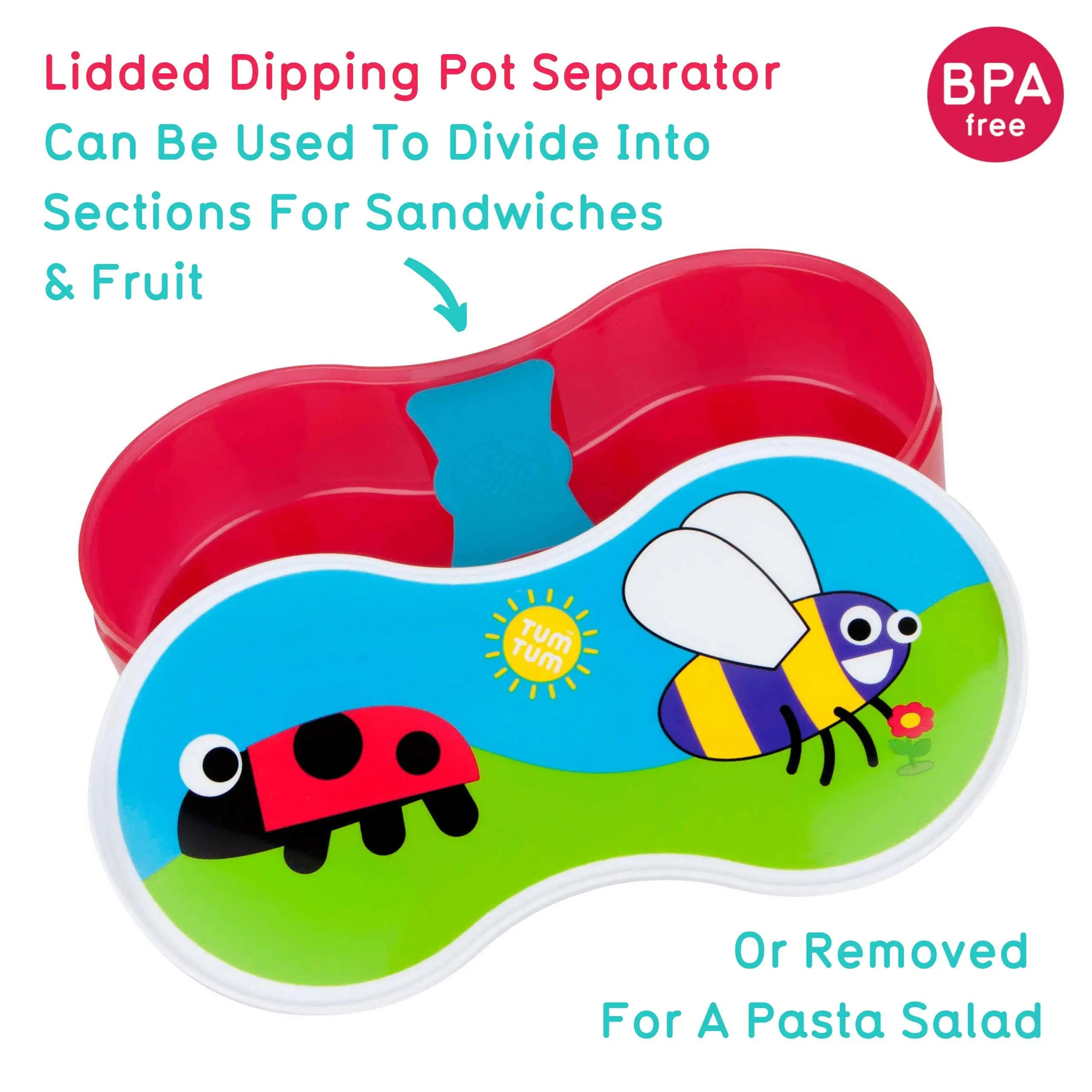 TUM TUM – Lunch Set With Dipping Pot Separator - Image 4