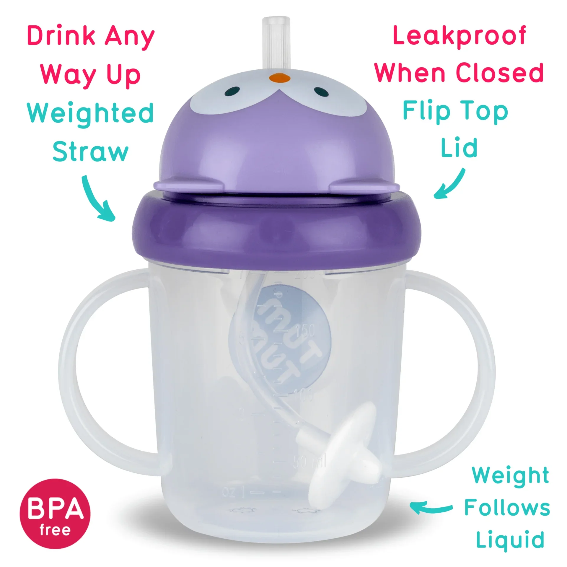 TUM TUM Tippy Up Cup Olivia Owl - Image 2