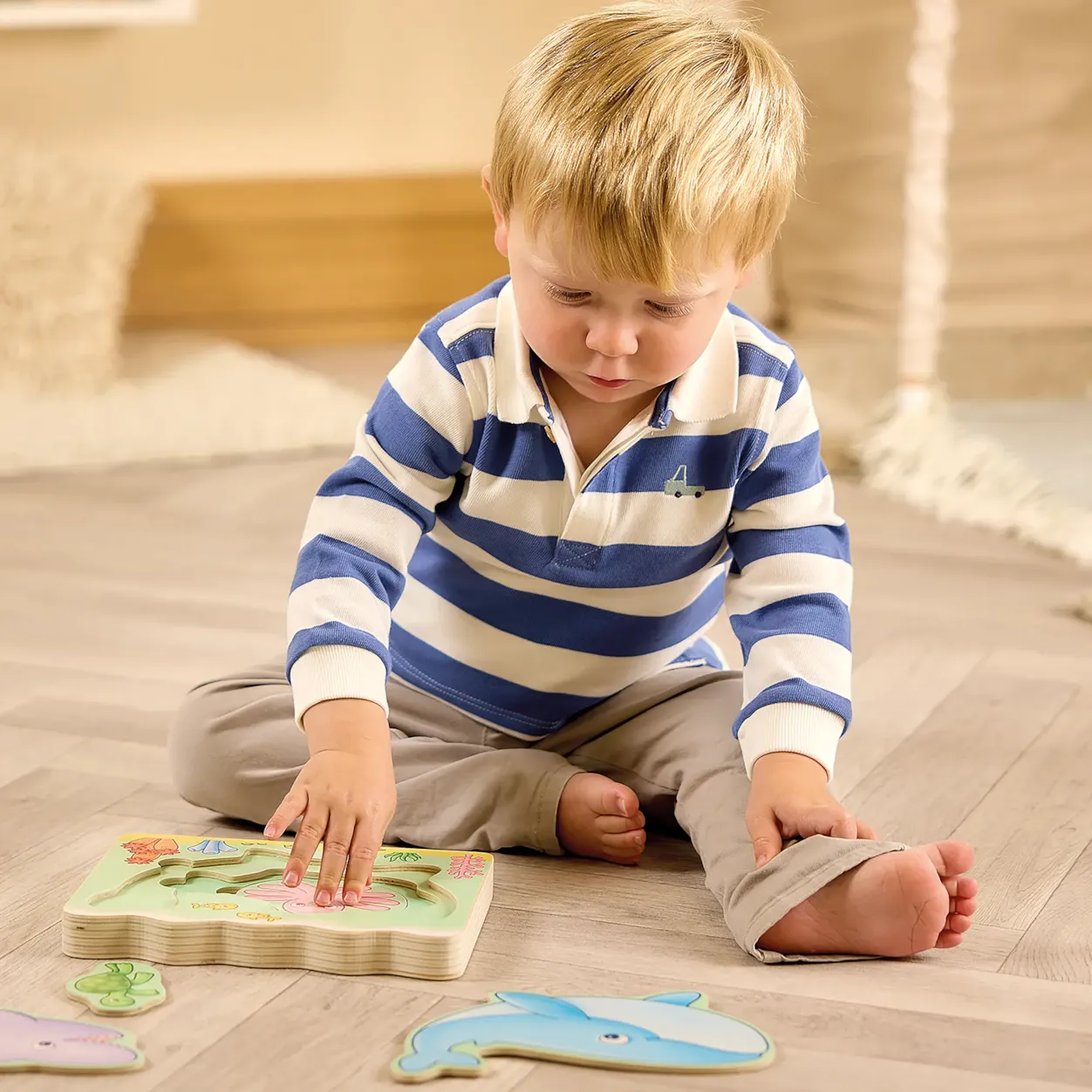 Under the Sea Wooden Nesting Puzzle - Image 2