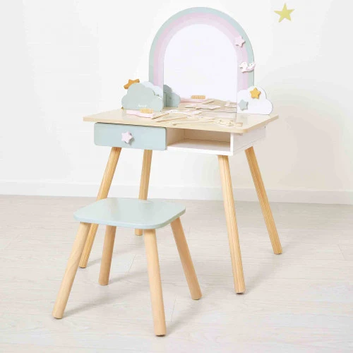 Unicorn wooden dressing table and accessories - Image 3