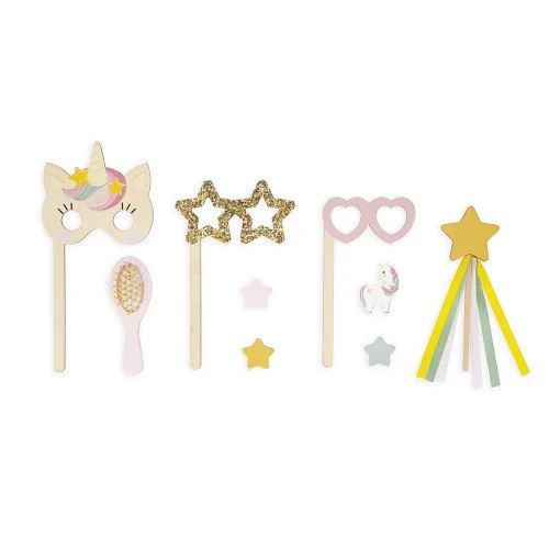 Unicorn wooden dressing table and accessories - Image 4