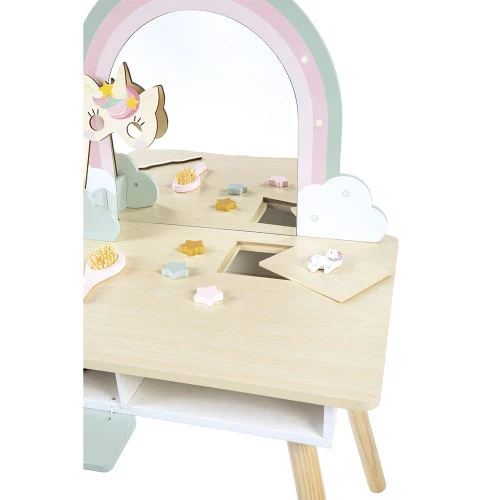 Unicorn wooden dressing table and accessories - Image 6