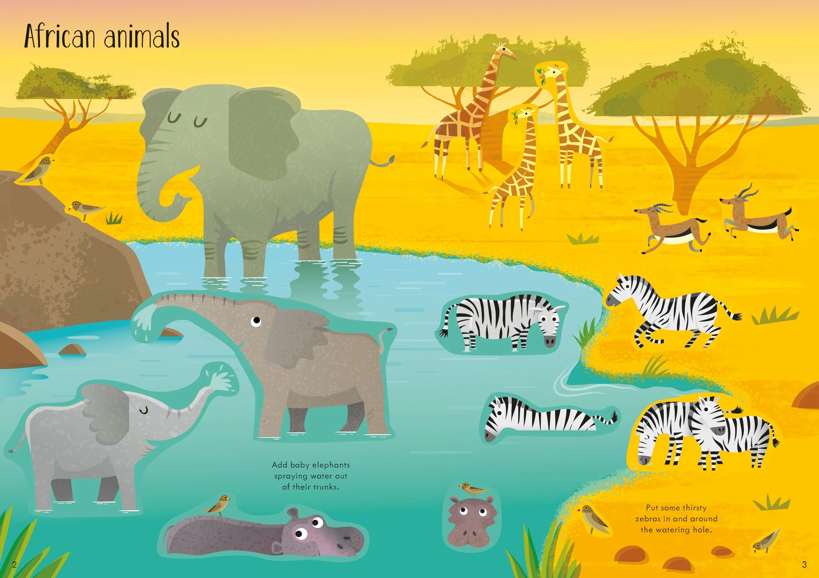 Usborne Little First Stickers Animals - Image 3