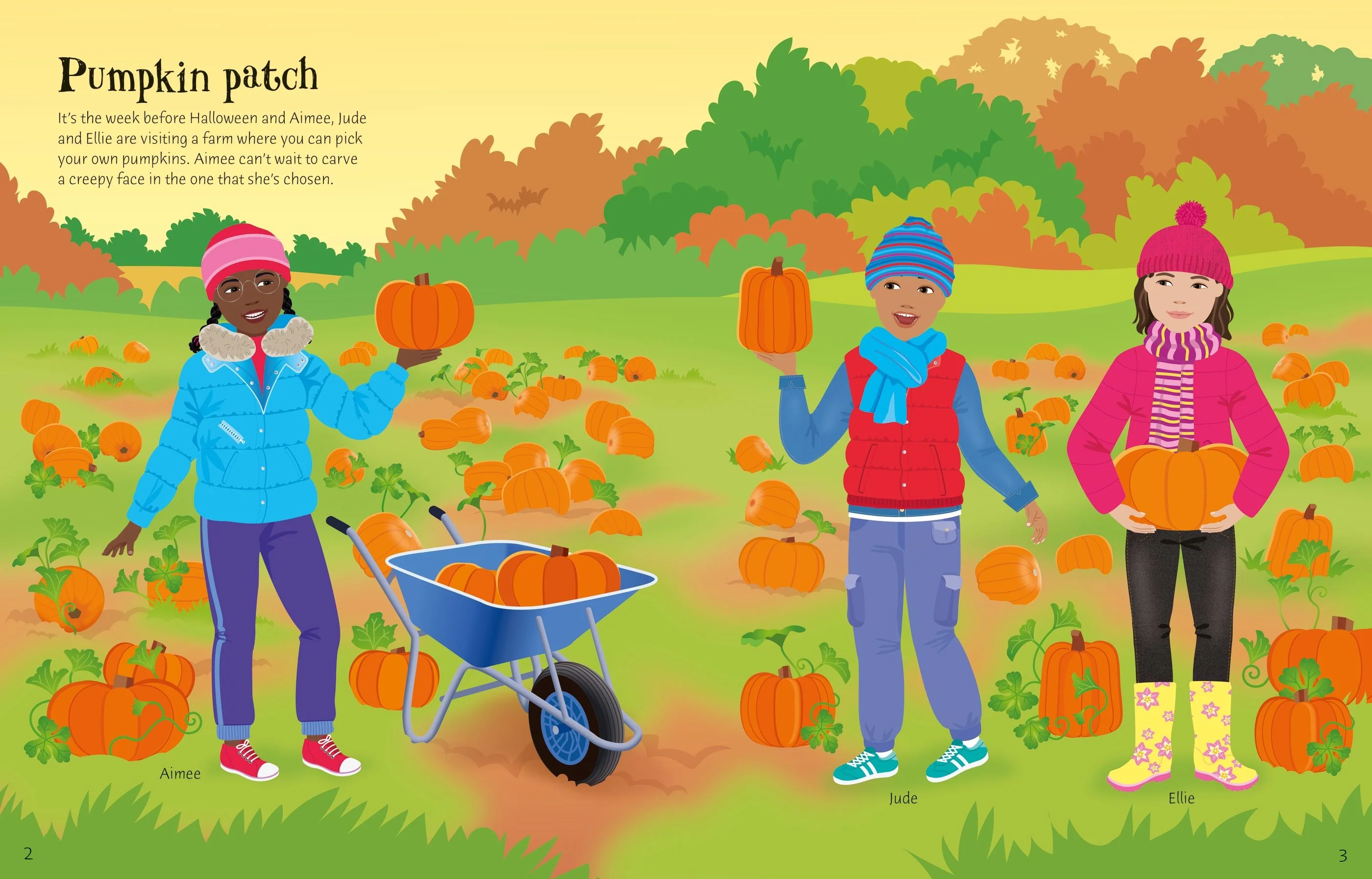 Usborne Sticker Dolly Dressing Trick Or Treat - Image 2