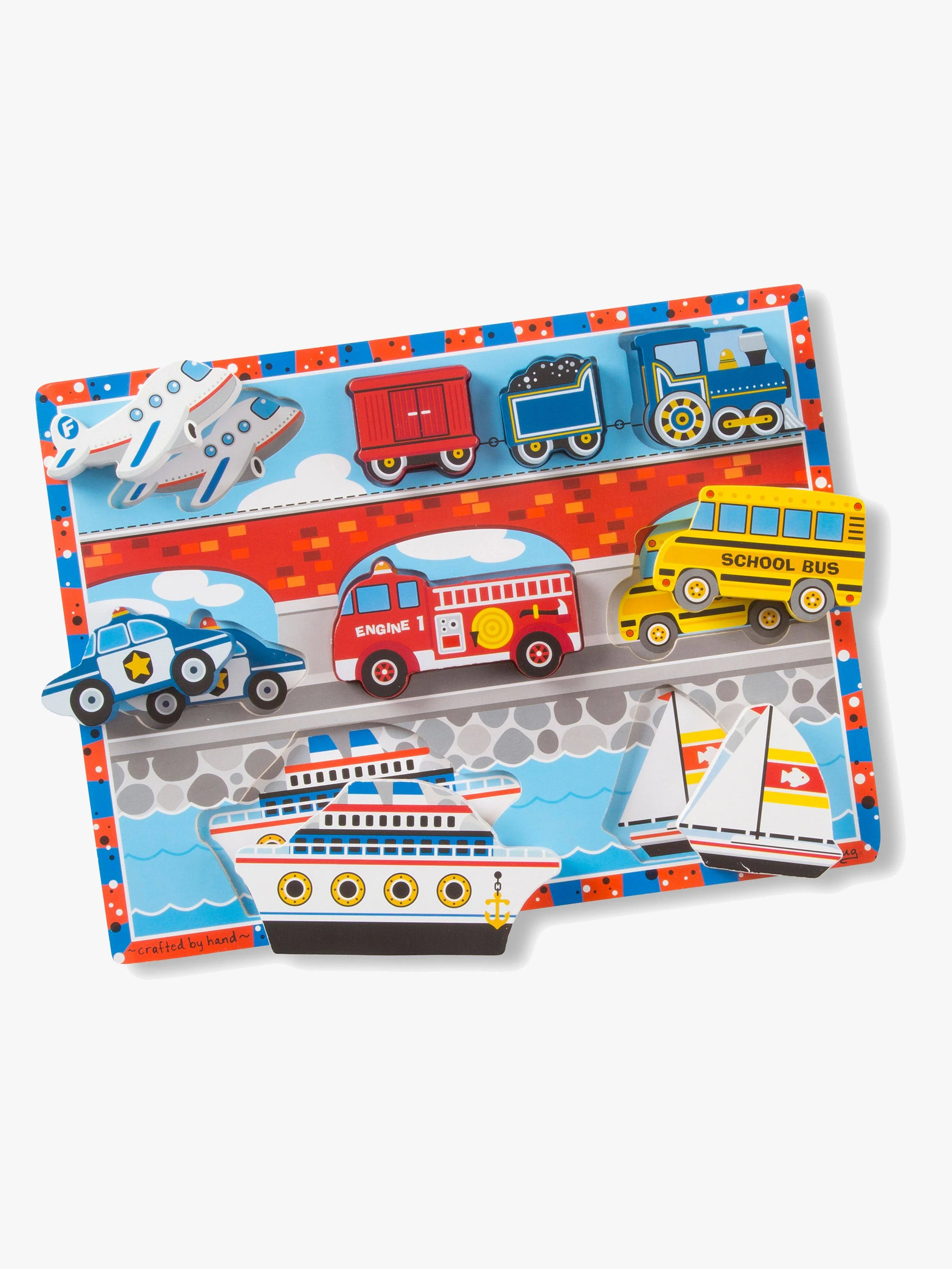 Vehicles Chunky Puzzle - 9 Pieces - Image 2