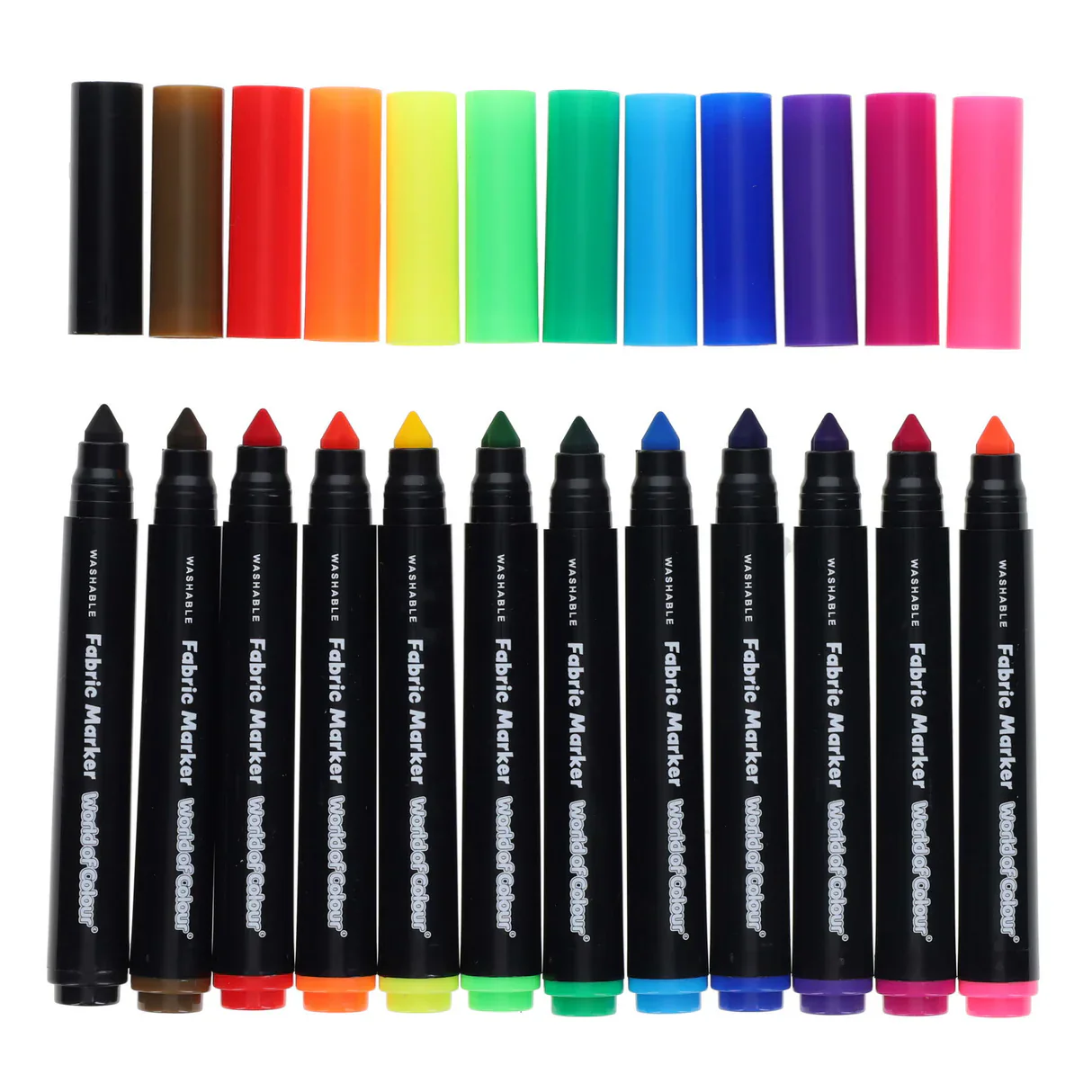 Washable Fabric Markers - Pack of 12 - Image 6