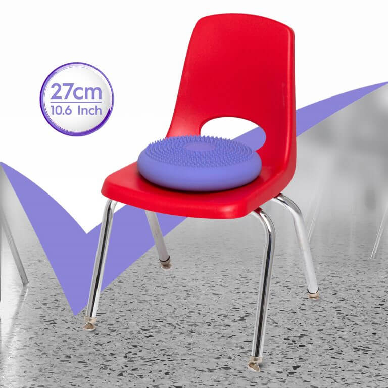 Wiggle Seat Little Sensory Cushion Purple 27cm - Image 3