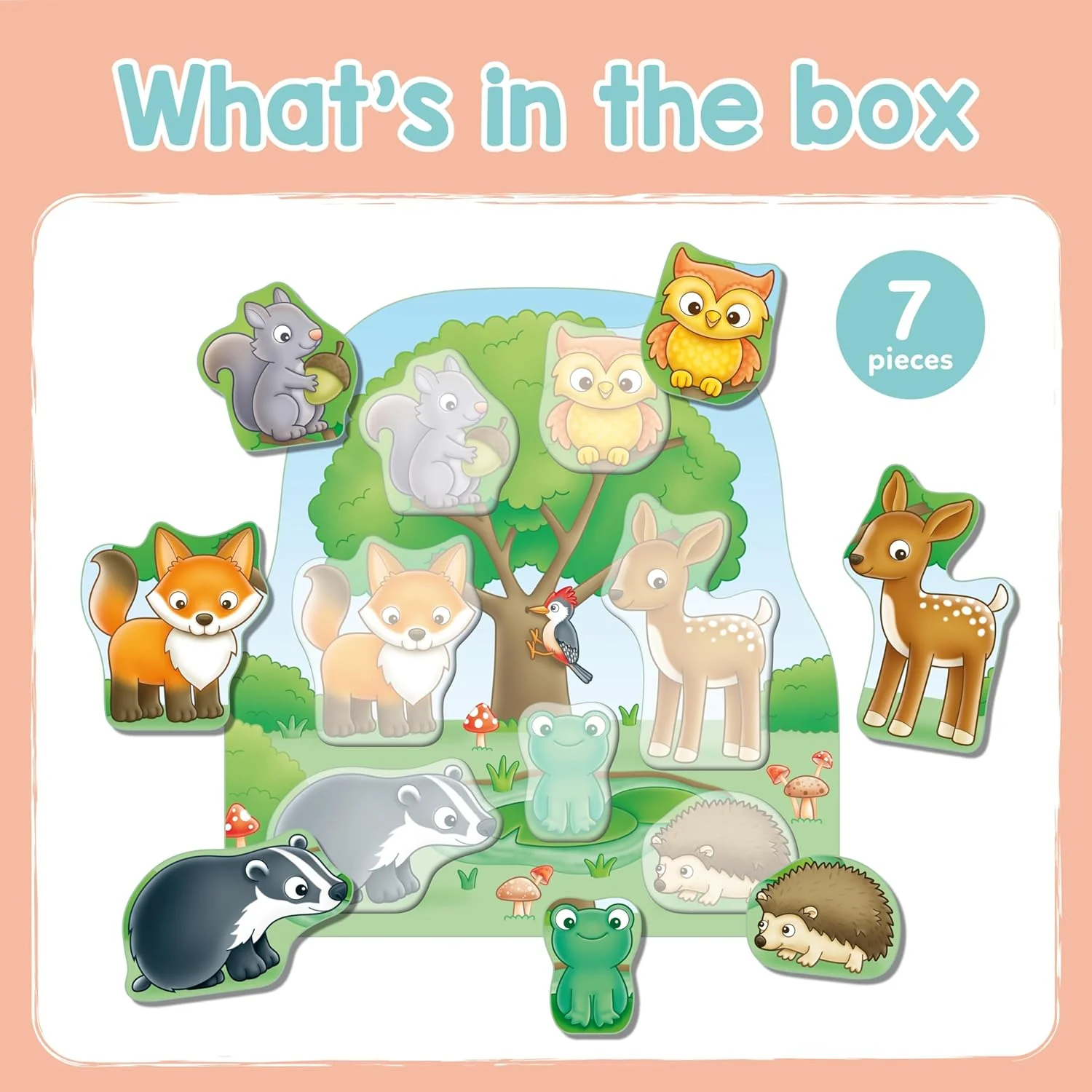 Woodland Chunky Wooden Puzzle - Image 5